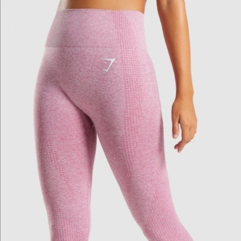 NWOT Gymshark Vital Seamless Pink Marl Pants